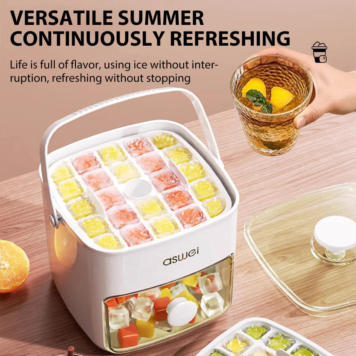 Double Layer Ice Cube Maker