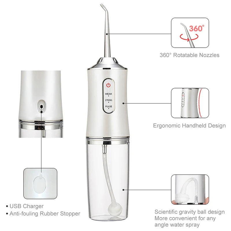 Rechargeable Portable Water Flosser