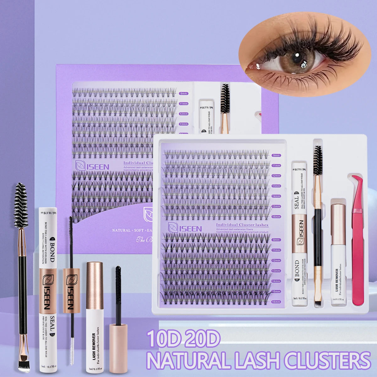 All Inclusive DIY Clusters Lash Extension Kit