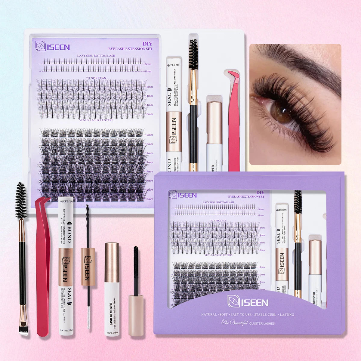 All Inclusive DIY Clusters Lash Extension Kit