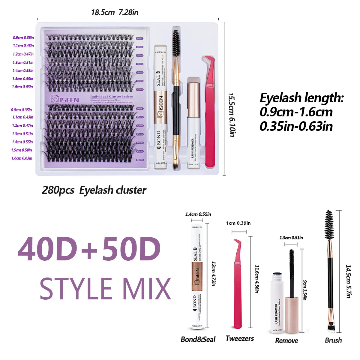 All Inclusive DIY Clusters Lash Extension Kit
