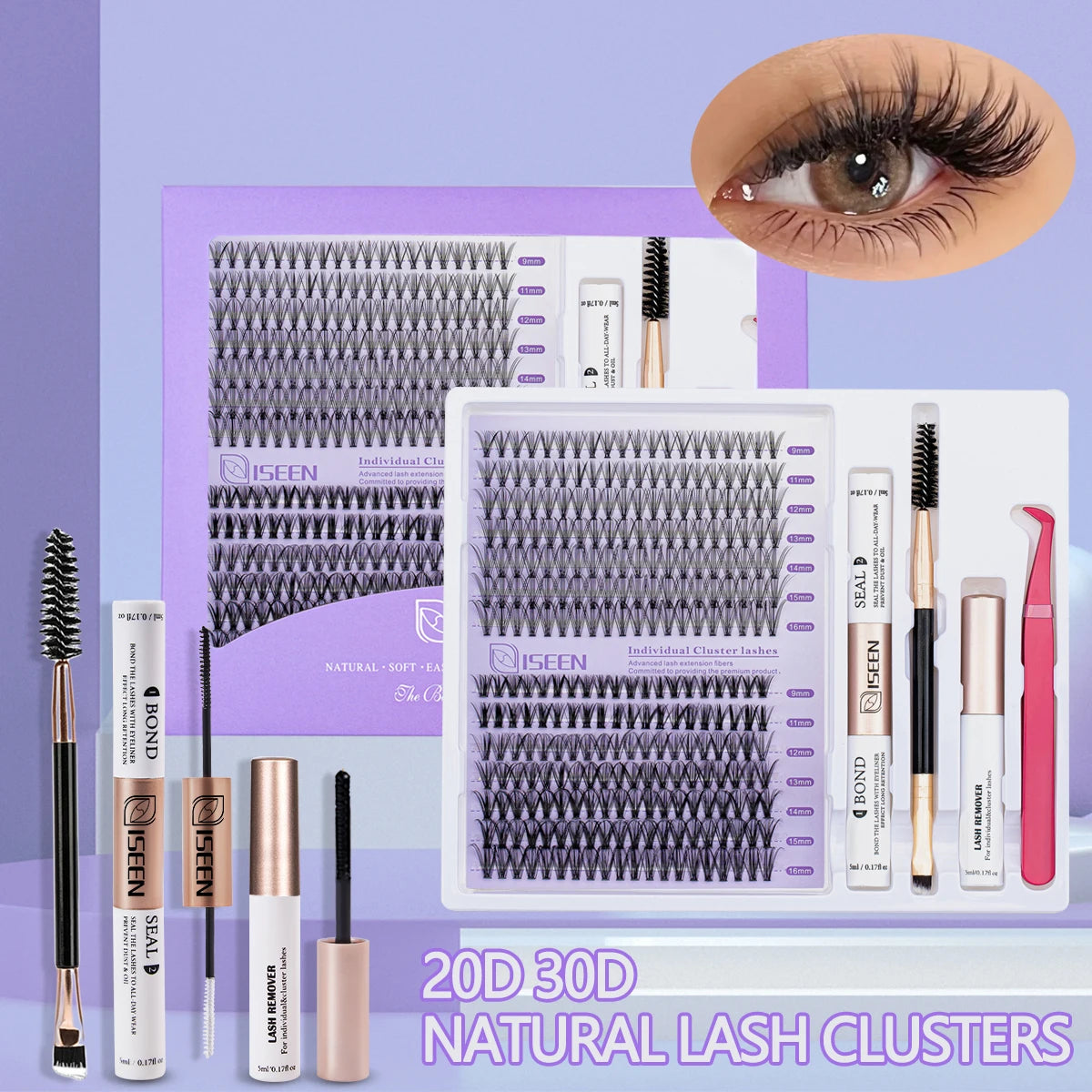 All Inclusive DIY Clusters  Lash Extension Kit
