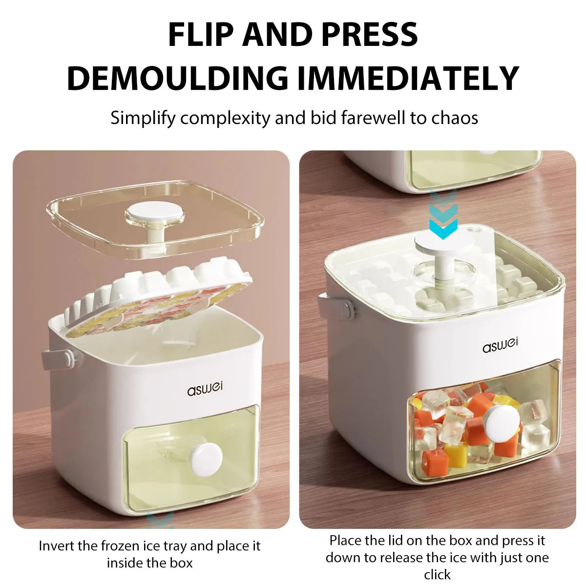 Double Layer Ice Cube Maker