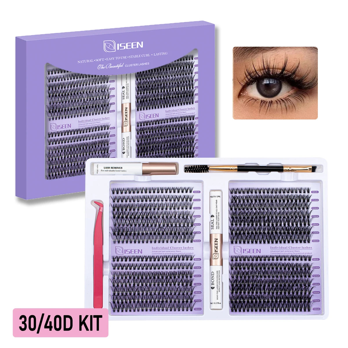 All Inclusive DIY Clusters  Lash Extension Kit